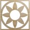 Ekena Millwork Blume Wood Fretwork Pierced Ceiling Medallion, Hickory, 30"OD x 10 3/8"ID x 1/4"T CMWP30X30X0250BLHI - alternate 1